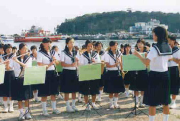 写真：豊浜中学校吹奏楽部