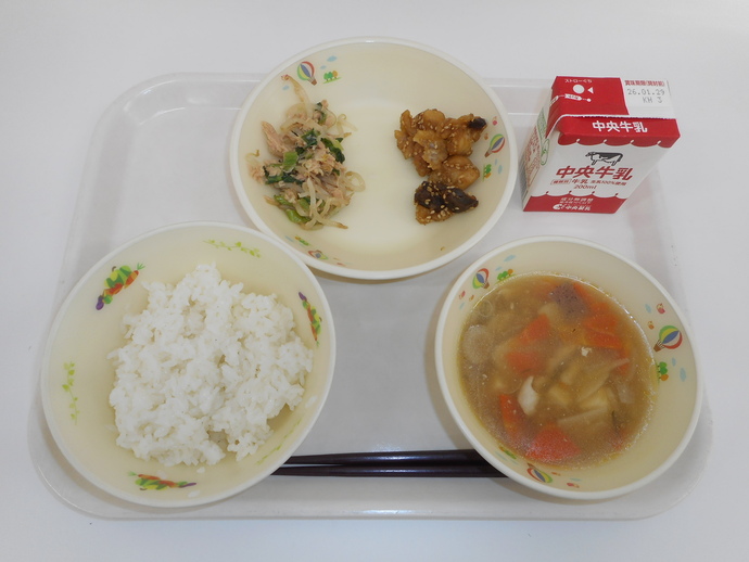 1月22日の給食