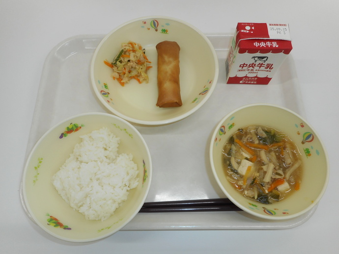 9月8日の給食