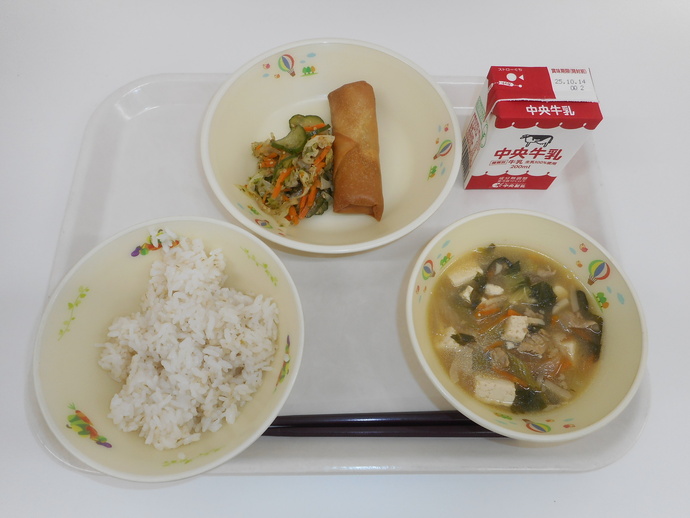 10月7日の給食