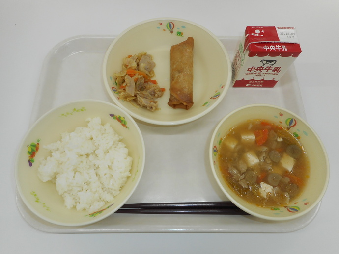 12月2日の給食