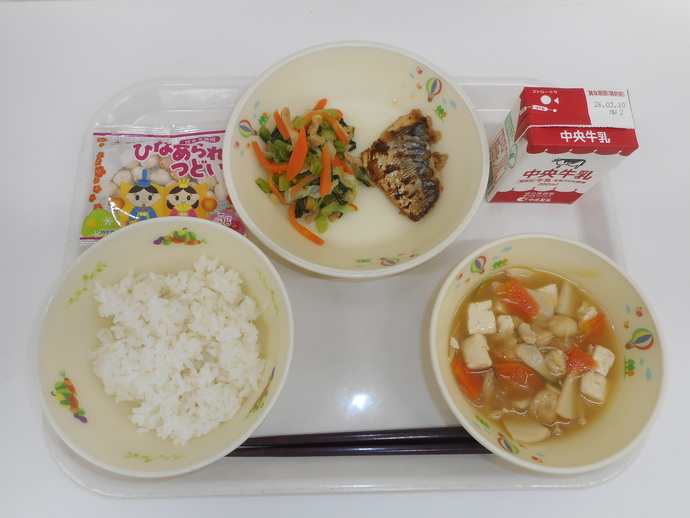 3月3日の給食