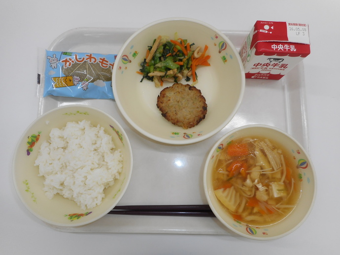 5月1日の給食