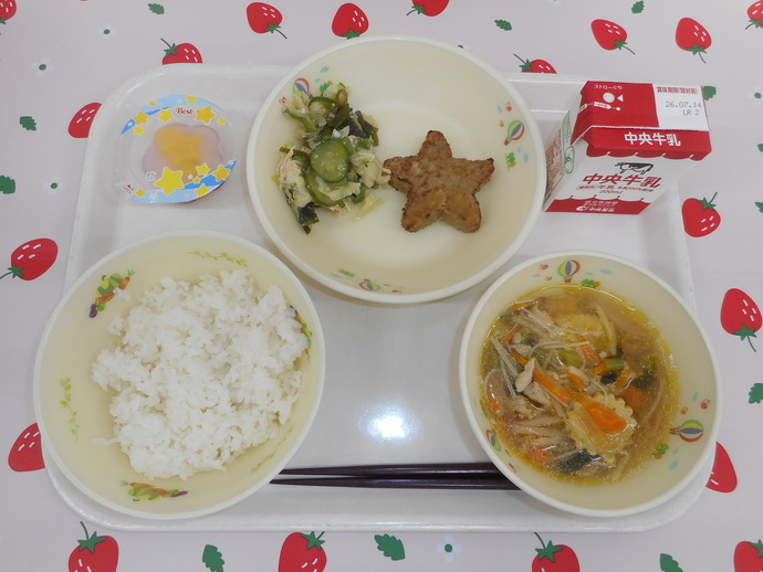 7月7日の給食